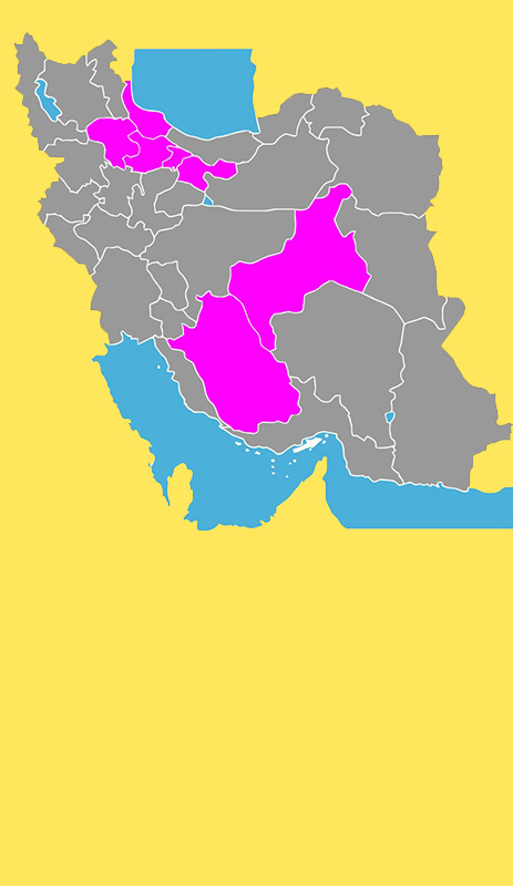 پراکندگی جغرافیایی موقوفات دانشگاه تهران