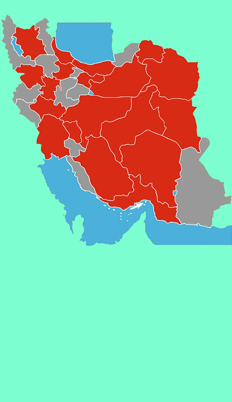 پراکندگی جغرافیایی شبکه‌ها و پایگاه‌های لرزه‌نگاری